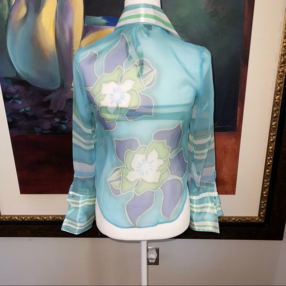 Vintage Jane Doe Collection Mesh Top with matching Bralette/Cami - Picture 14 of 16